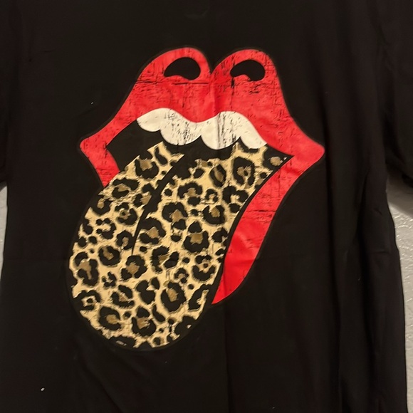 Rolling Stones classic leopard tongue t-shirt - Picture 2 of 4